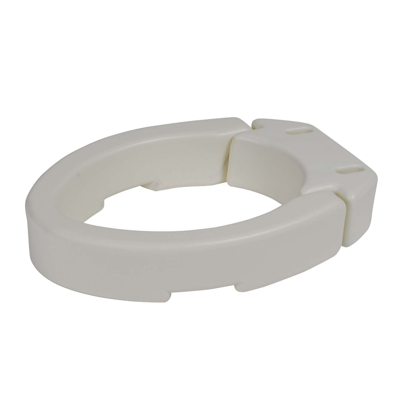 Hinged Raised Toilet Seat drive™ 3-1/2 Inch Height Elongated 250 lbs. Weight Capacity
