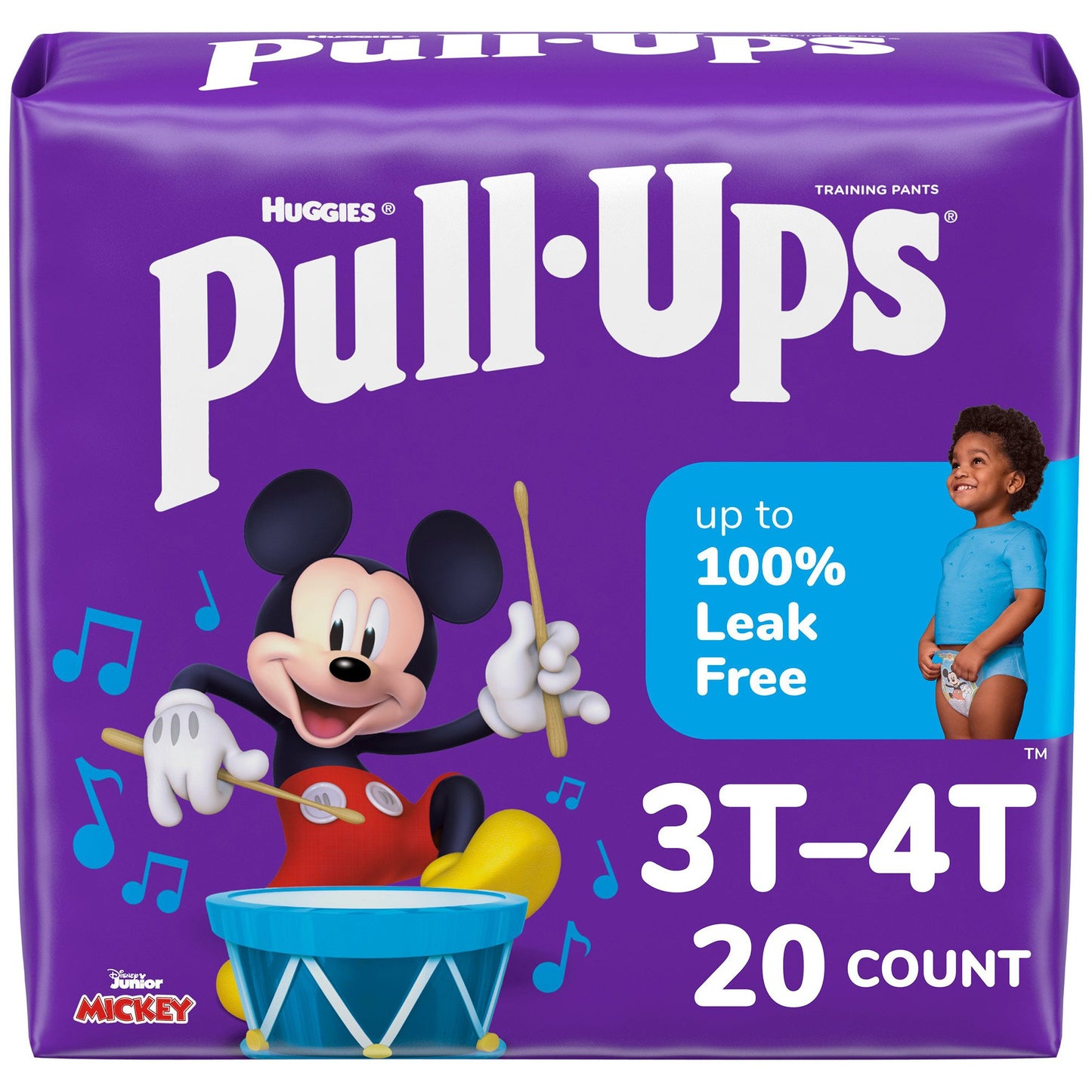 Huggies Pull-Ups Learning Designs for Boys Training Pants, 3T to 4T
