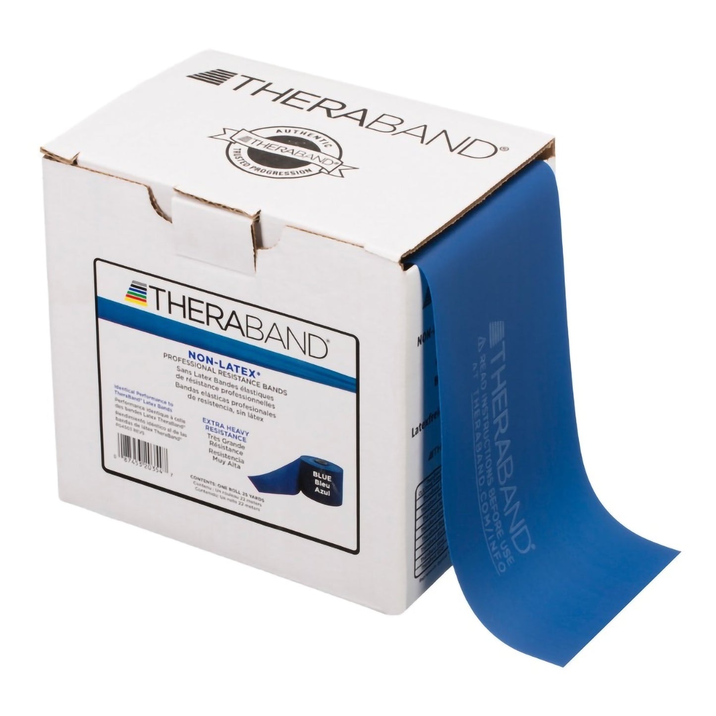 TheraBand Exercise Resistance Band, Blue, 6 Inch x 25 Yard, X-Heavy Resistance