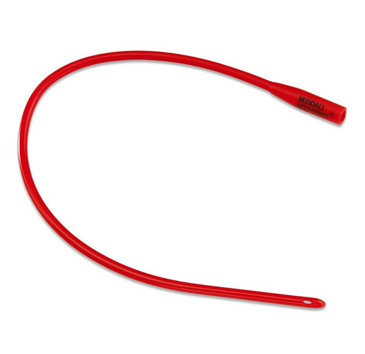 Urethral Catheter Dover™ Robinson Tip Red Rubber 28 Fr. 16 Inch Length