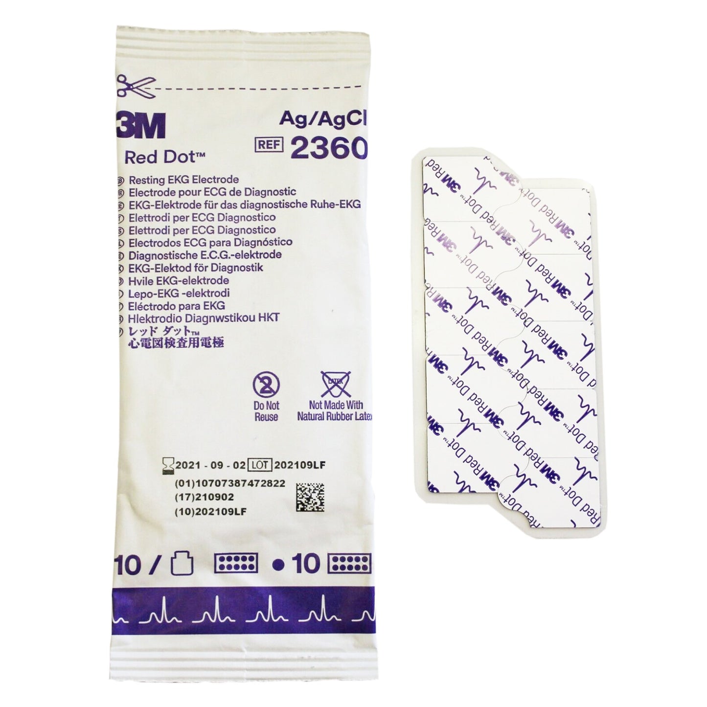 3M™ Red Dot™ EKG Tab Electrode