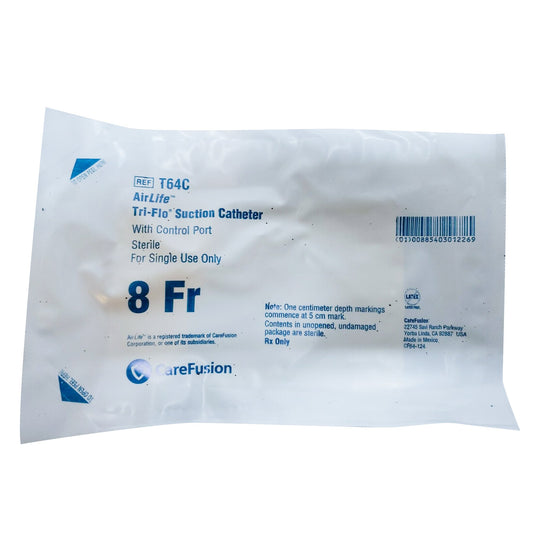 AirLife Single Style Suction Catheter, Straight Type, Up to 20 cm length