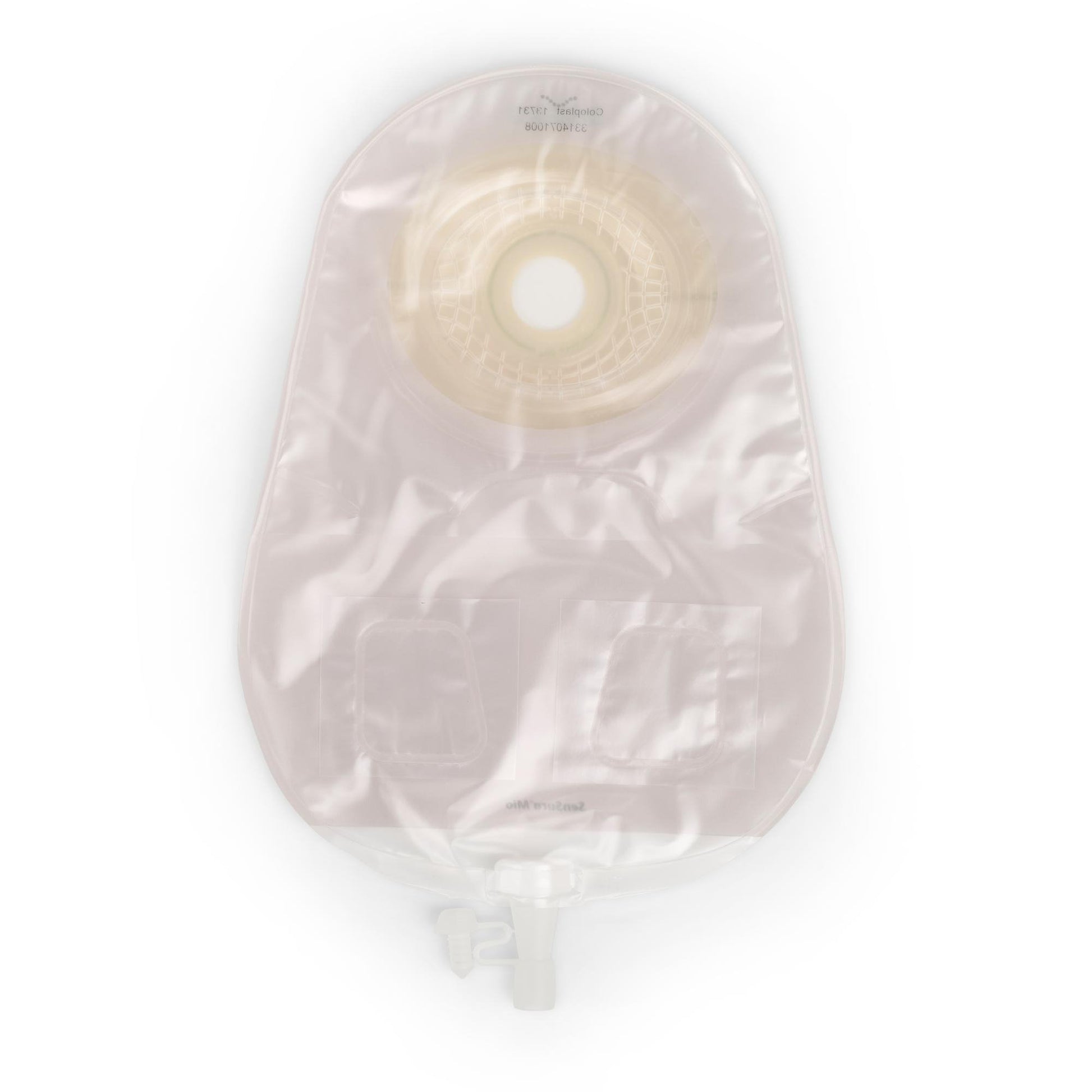 Urostomy Pouch SenSura Mio One-Piece System Convex, Pre-Cut 1-1/8 Inch Stoma Drainable