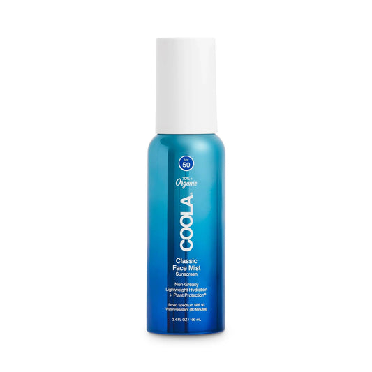 Coola Classic Face Mist Sunscreen with Plant Protection SPF 50, 3.4-ounce Can
