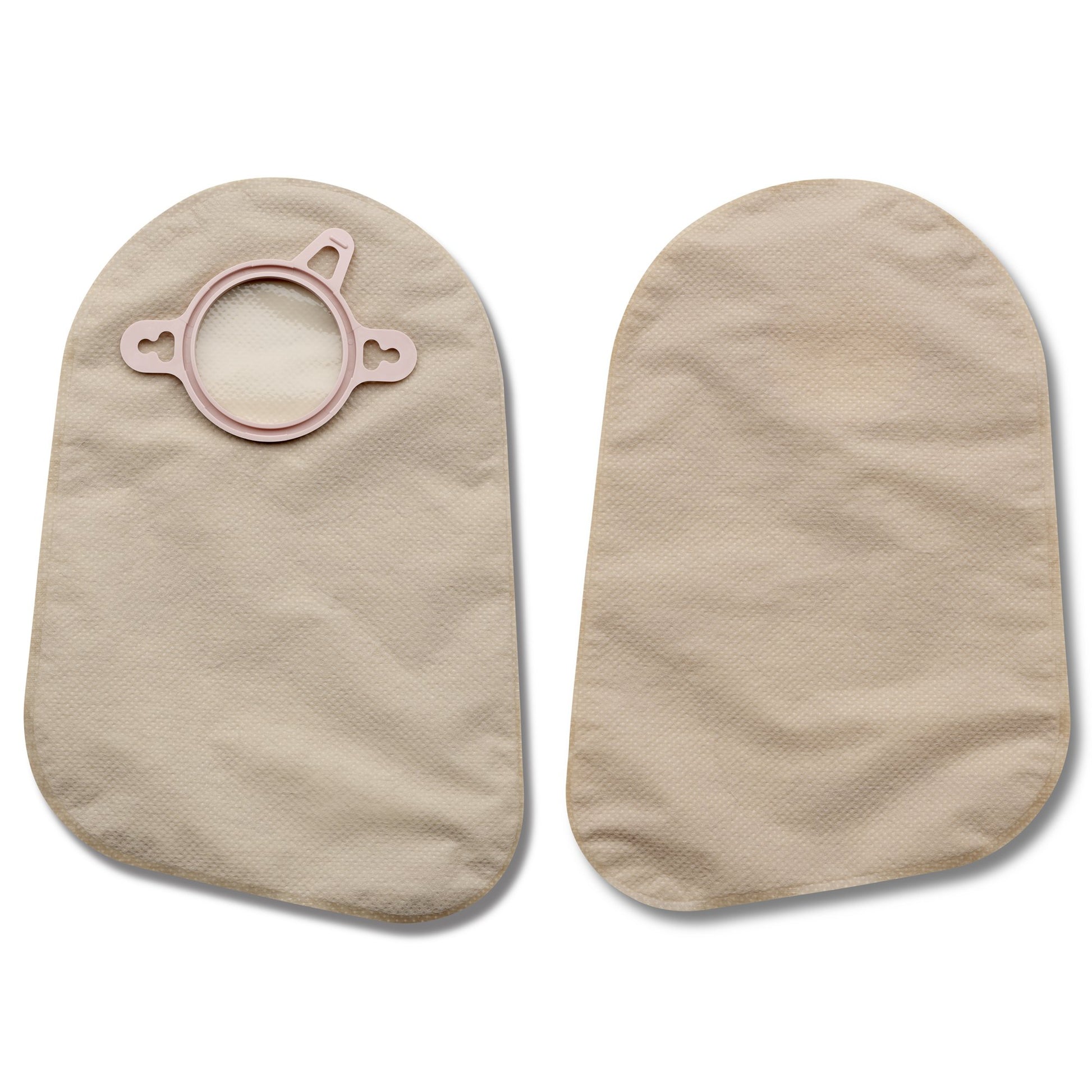 New Image™ 2-Piece Transparent Ostomy Pouch, Pre-cut to Fit 44 mm, Green