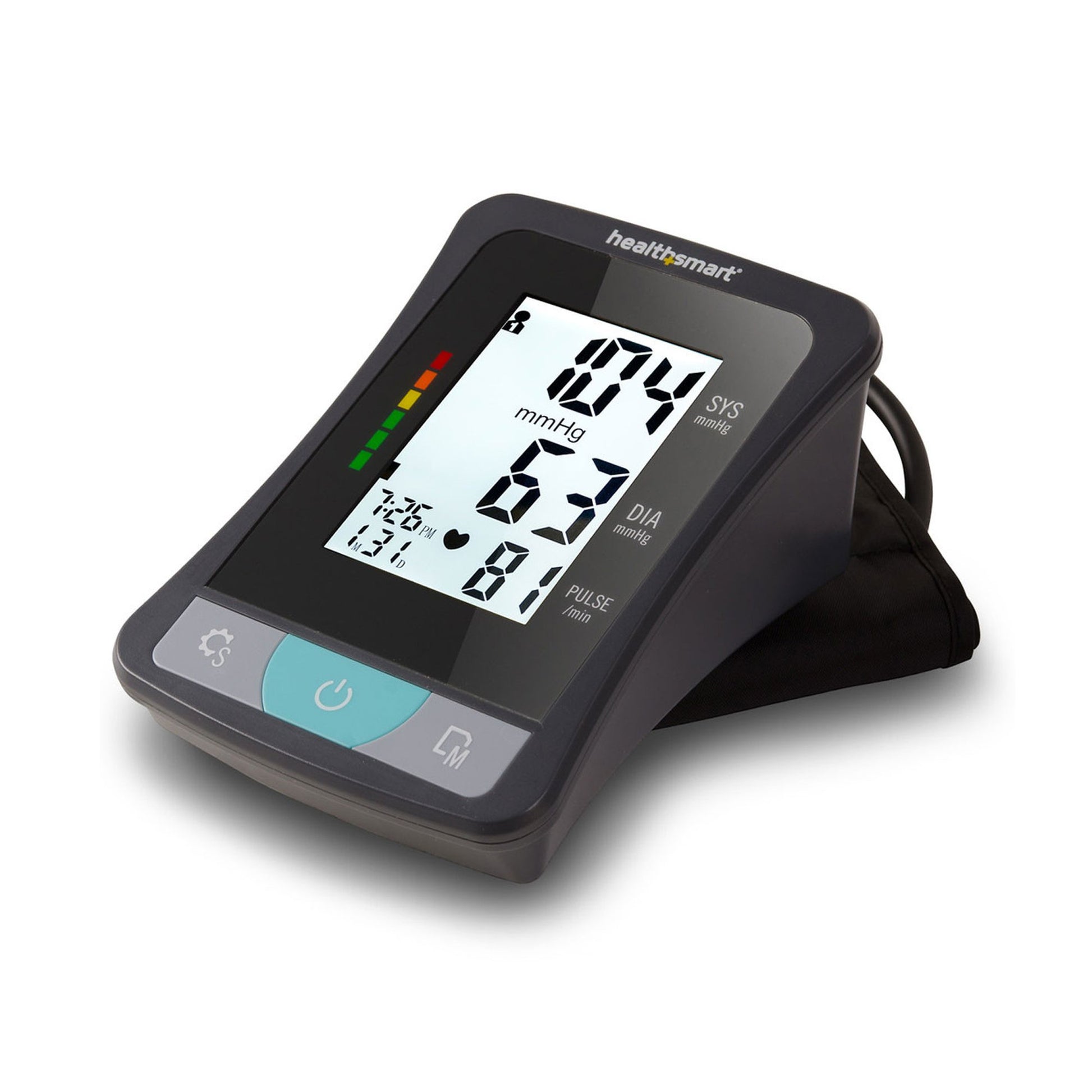 Mabis Digital Blood Pressure Monitoring Unit, Large, Black