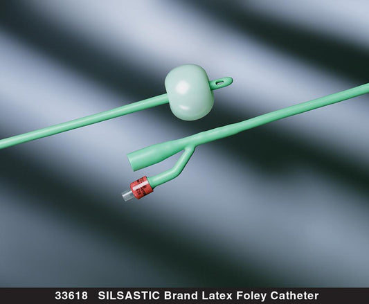 Silastic Foley Catheter, 20 Fr., Short