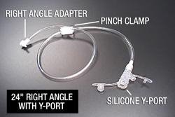 AMT Right Angle Connector with Y-Port Adapter, Mini Classic, 24 inch
