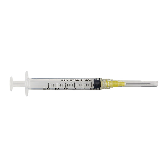 McKesson 3 mL Syringe with Needle, 20 Gauge, 1 Inch Needle Length