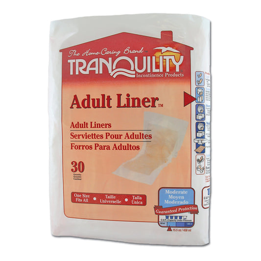 Tranquility Moderate Incontinence Liner, 9 x 24 Inch