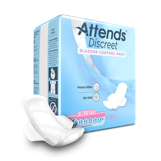 Attends Discreet Women's Ultra Thin Bladder Control Pad