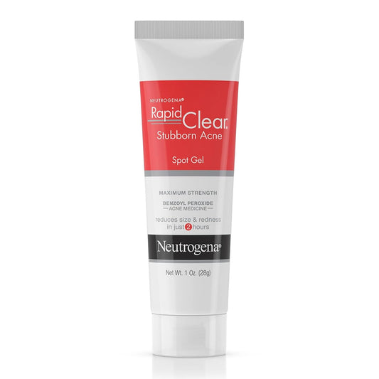 Neutrogena Rapid Clear Stubborn Acne Spot 10% Benzoyl Peroxide Gel, 1 ounce