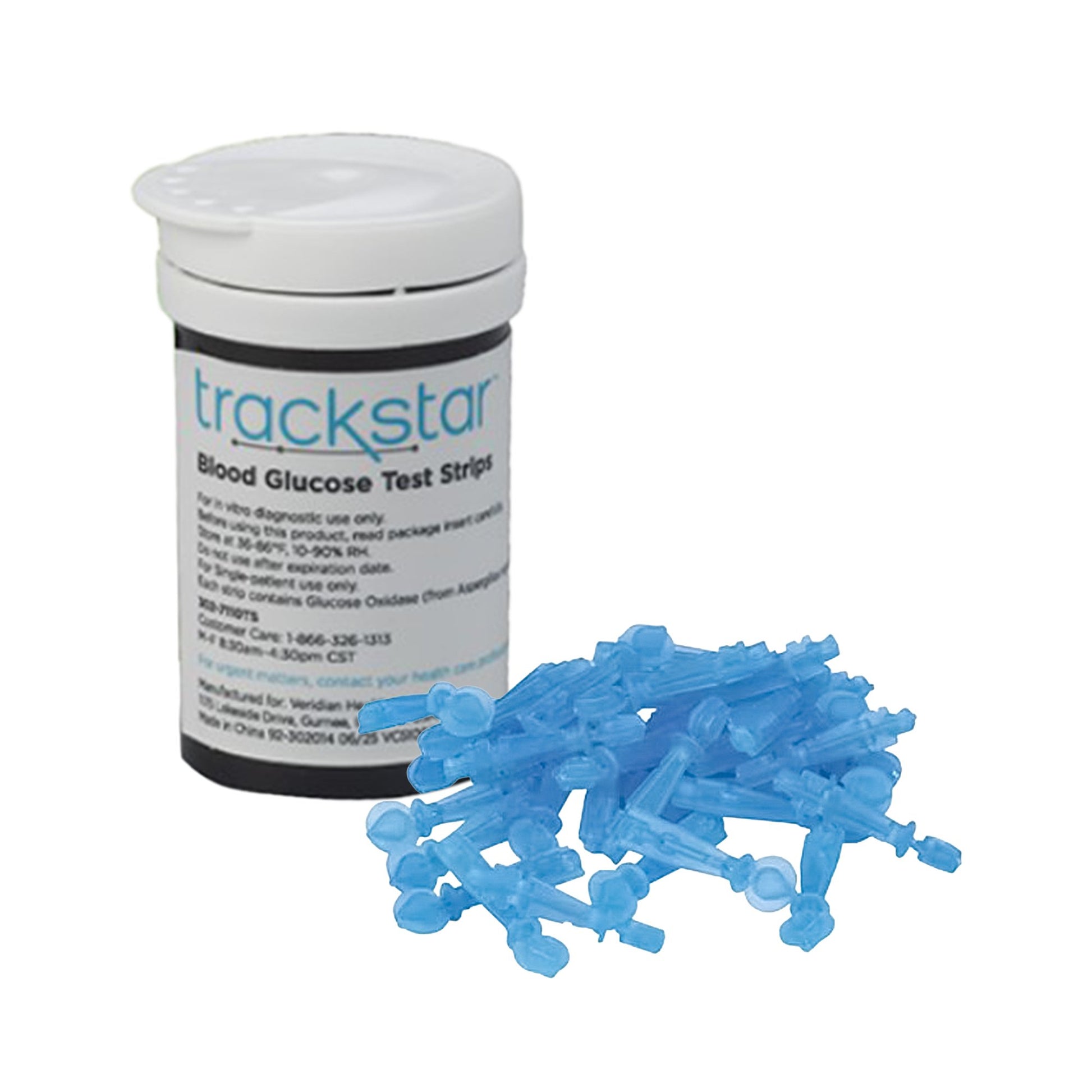 Blood Glucose Test Strips Trackstar 50 Pack For RPM PRO™ Gluscose Monitor