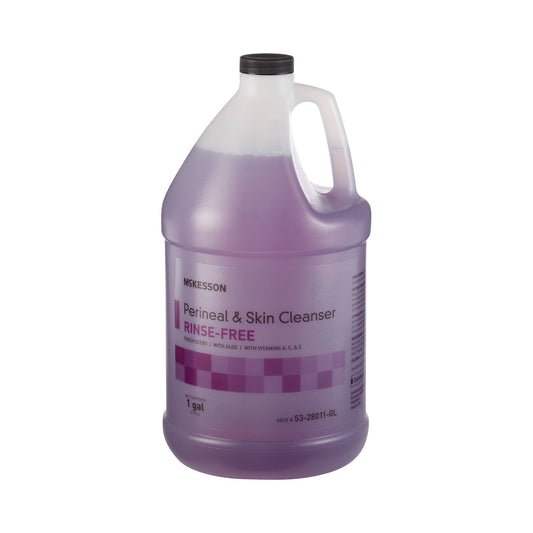 McKesson Rinse-Free Perineal Wash, Fresh Scent, 1 gal.