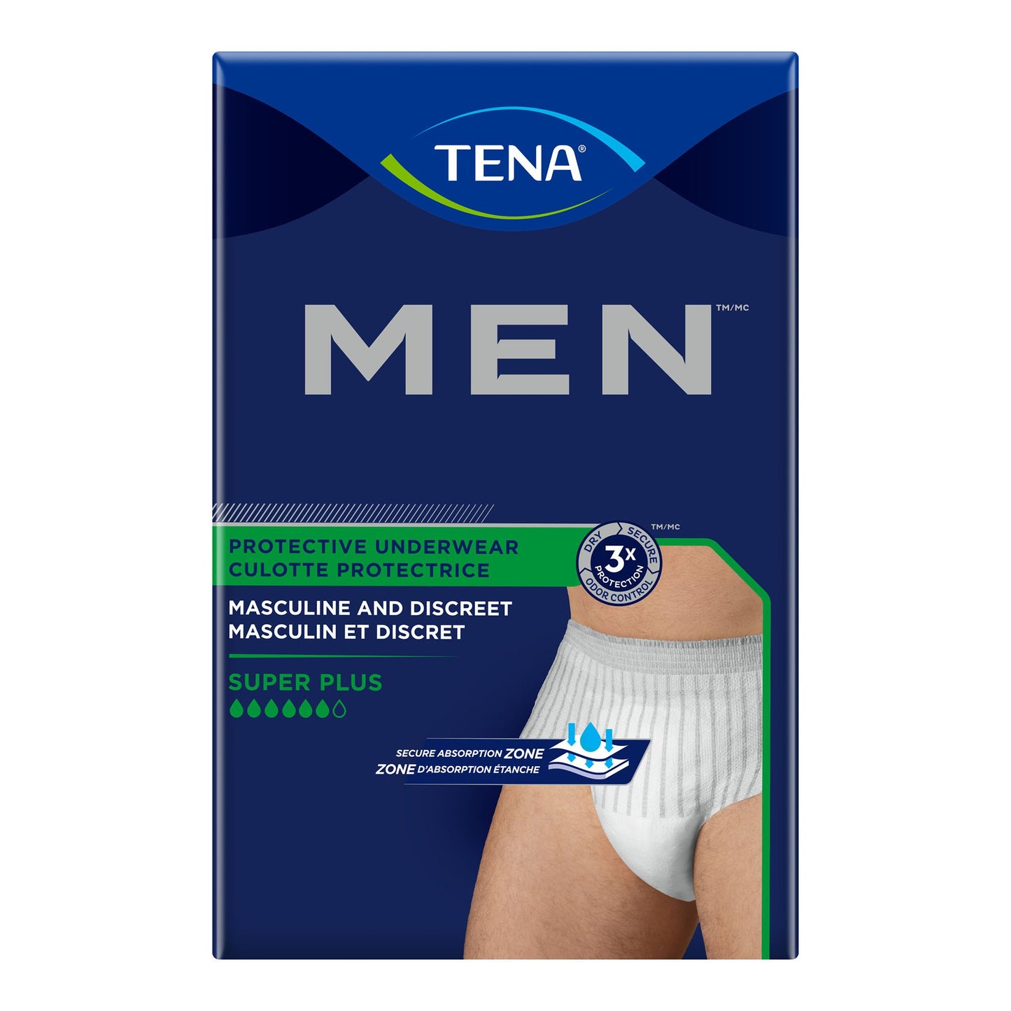 Tena Men™ Super Plus Protective Underwear, Small / Medium