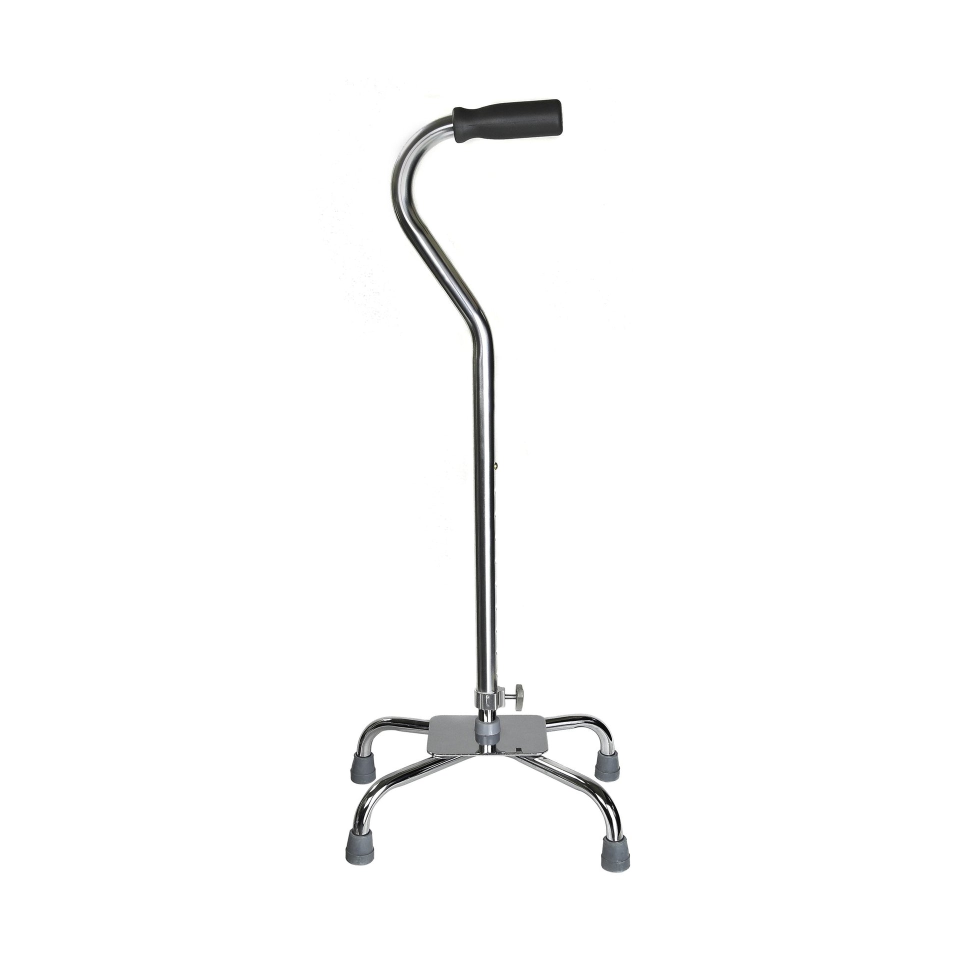 McKesson Steel Chrome Offset Quad Cane, 29 – 37.5 Inch