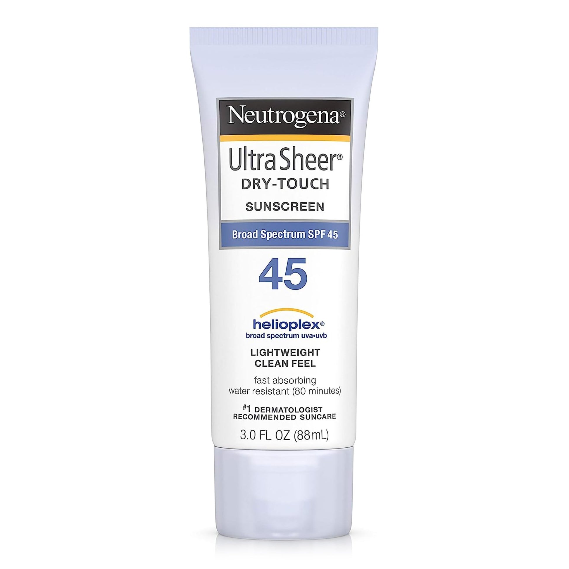 Neutrogena Ultra Sheer Dry-Touch Sunscreen SPF 45, 3-ounce Tube