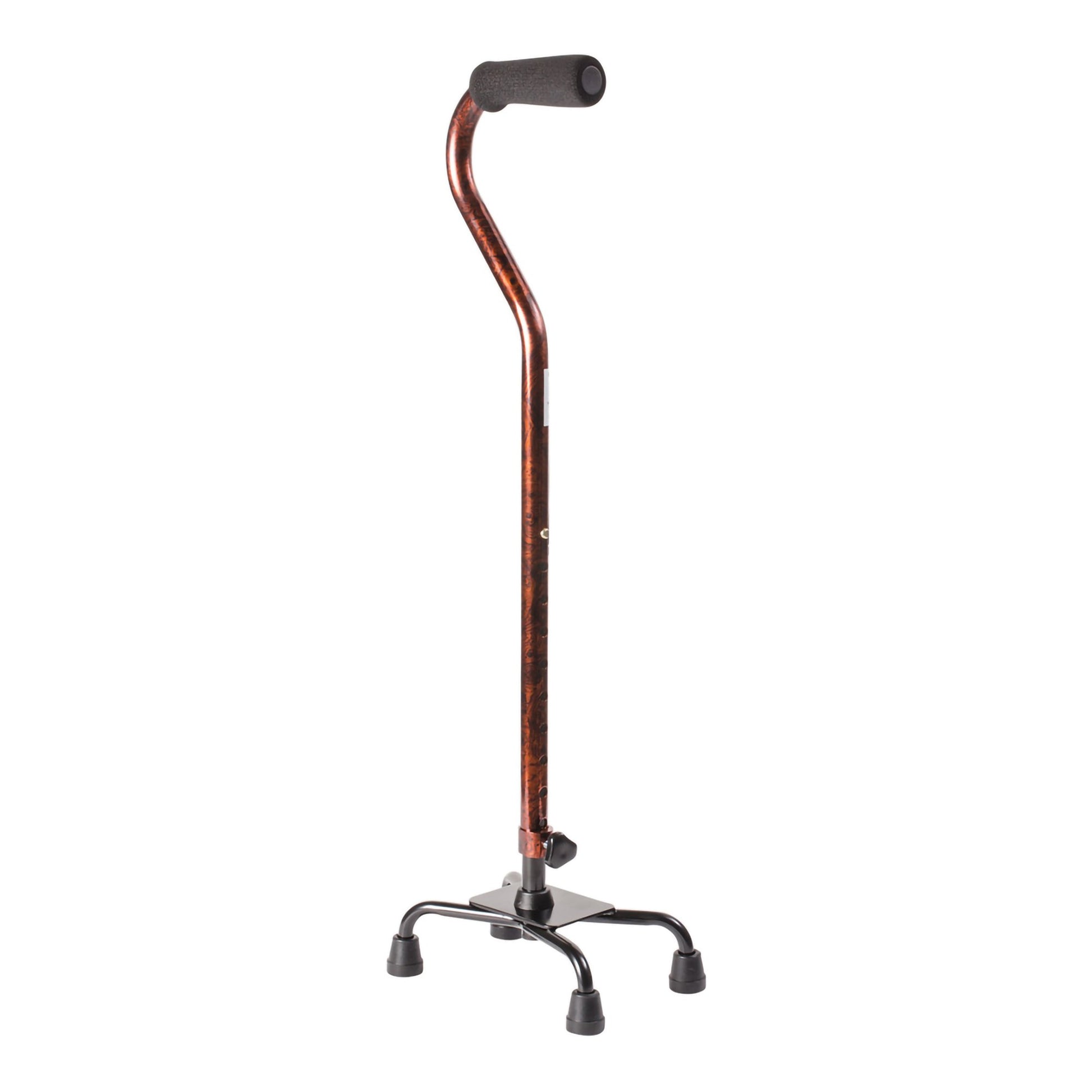 DMI Adjustable Quad Cane, Copper Swirl