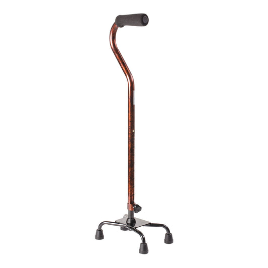 DMI Adjustable Quad Cane, Copper Swirl