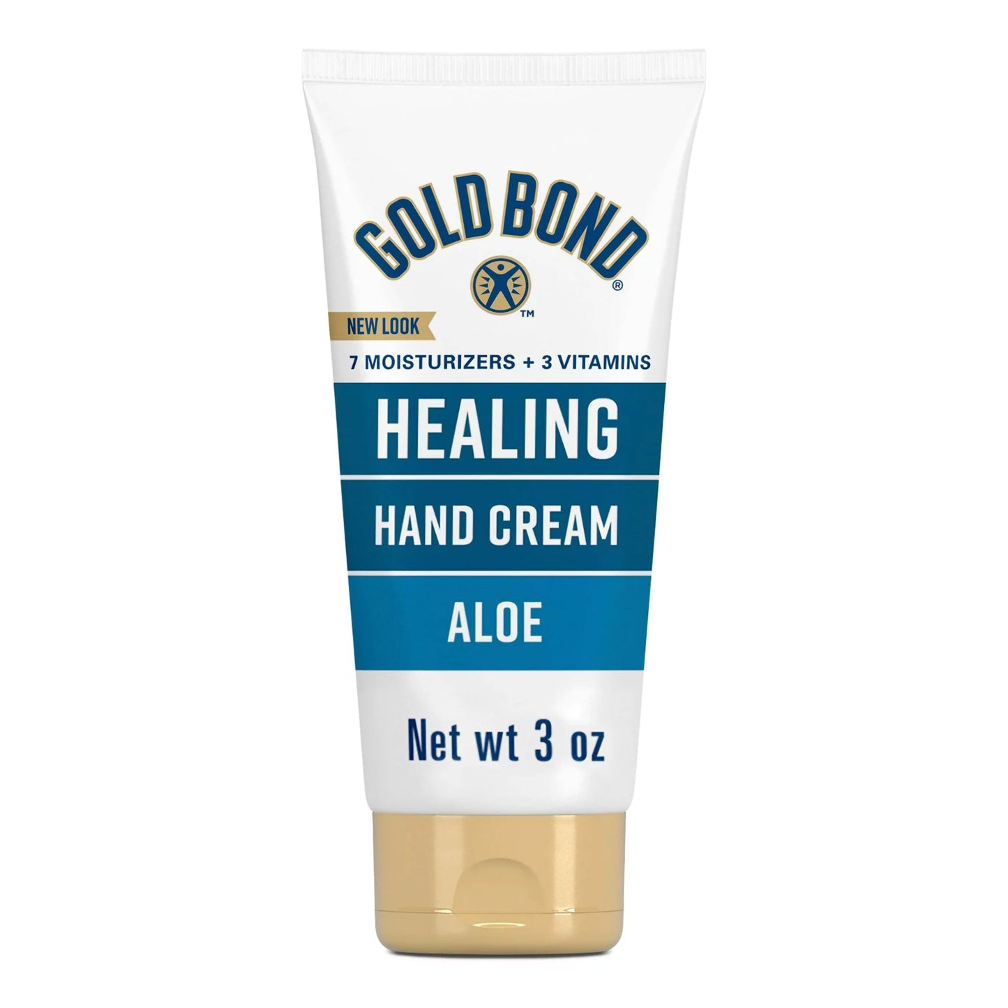 Gold Bond Healing Hand Cream with Aloe for Dry to Extra Dry Skin, 3-ounce Tube