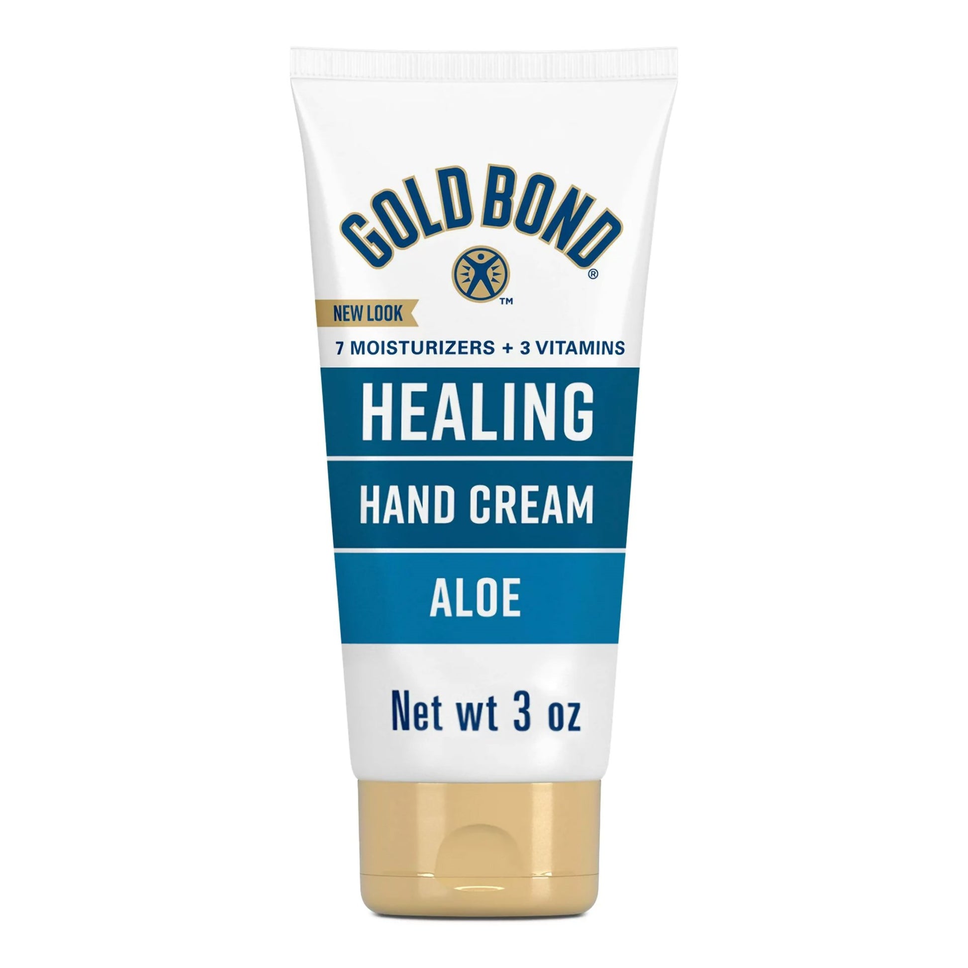 Gold Bond Healing Hand Cream with Aloe for Dry to Extra Dry Skin, 3-ounce Tube