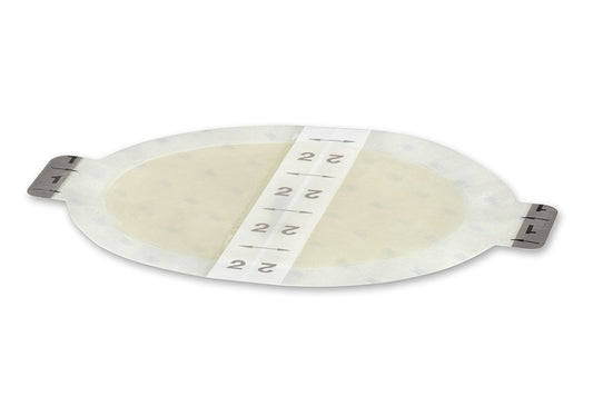 3M™ Tegaderm™ Thin Oval Hydrocolloid Dressing, 5¼ x 6 Inch