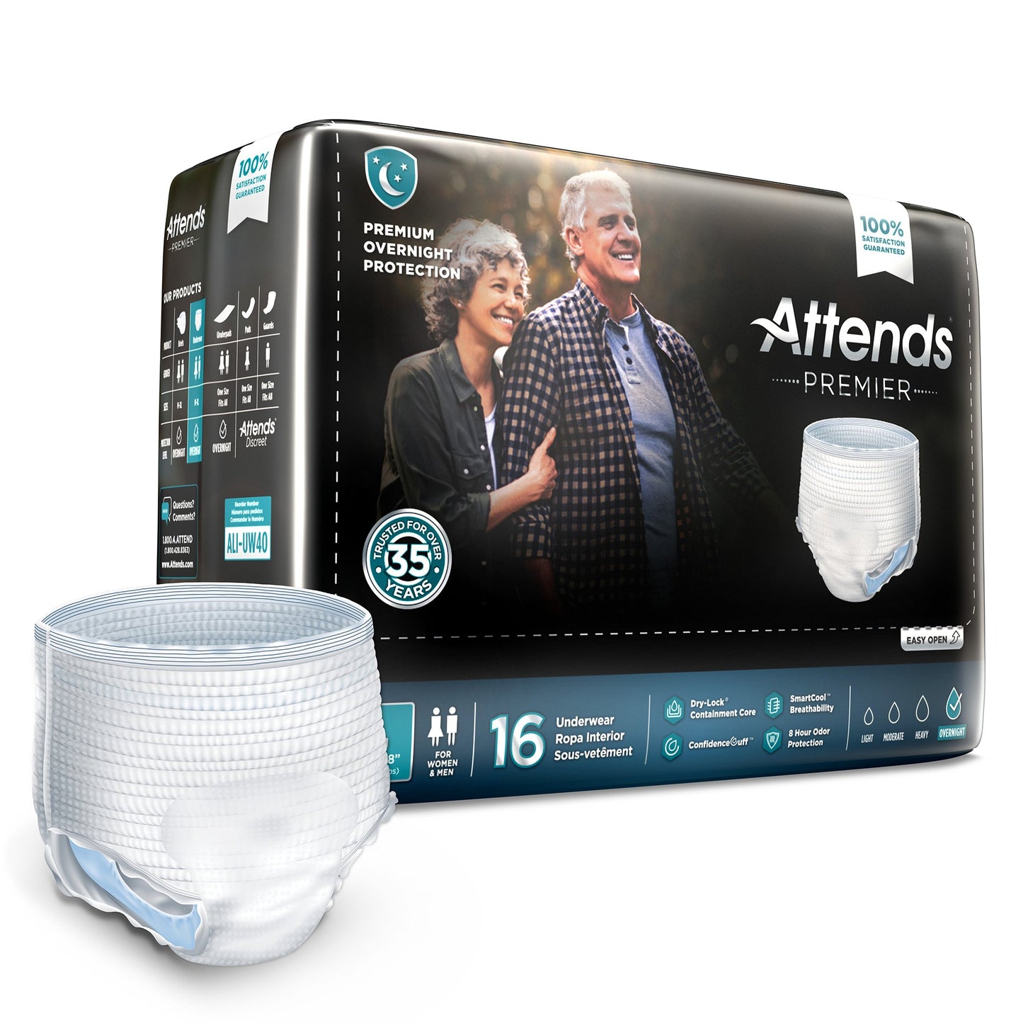 Attends Premier Underwear, Large