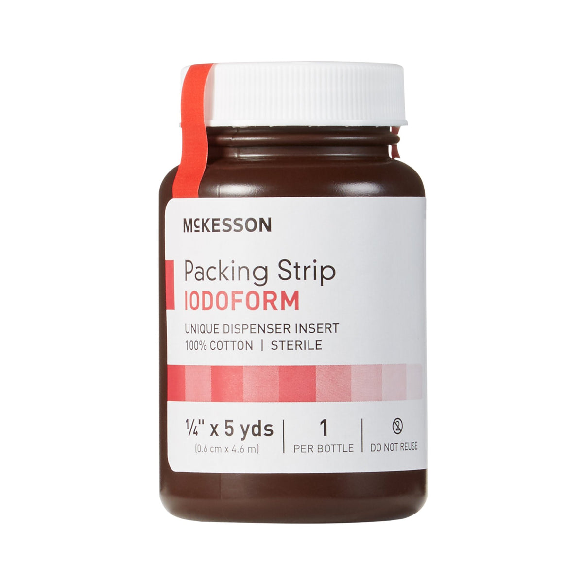 McKesson Iodoform Wound Packing Strip, ¼ Inch x 5 Yard – SurfMed