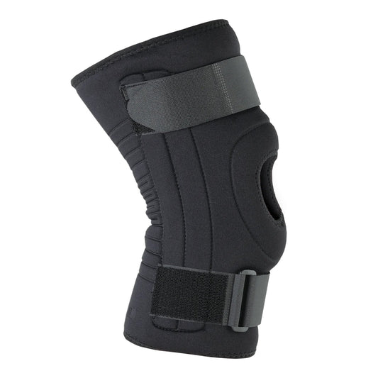 Knee Support with Stabilized Patella Ossur FormFit Large D-Ring / Hook and Loop Strap Closure 14-1/2 to 16 Inch Knee Circumference Left or Right Knee