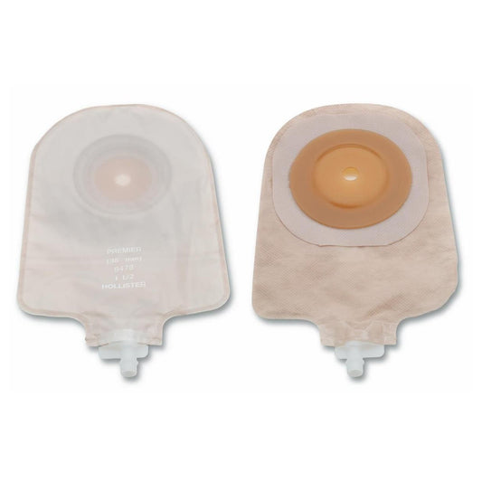 Premier™ One-Piece Transparent Urostomy Pouch, Cut to fit up to 25 mm Stomas