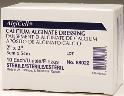 Algicell Calcium Alginate Dressing, 4 x 8 inch