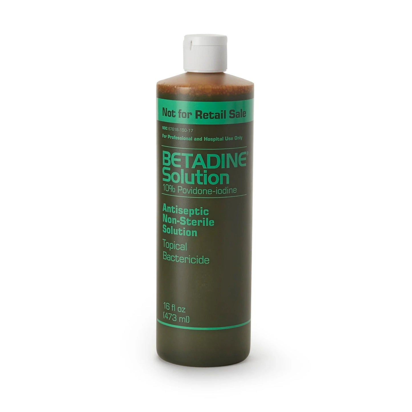 Skin Prep Solution Betadine 16 oz. Bottle 10% Strength Povidone-Iodine NonSterile