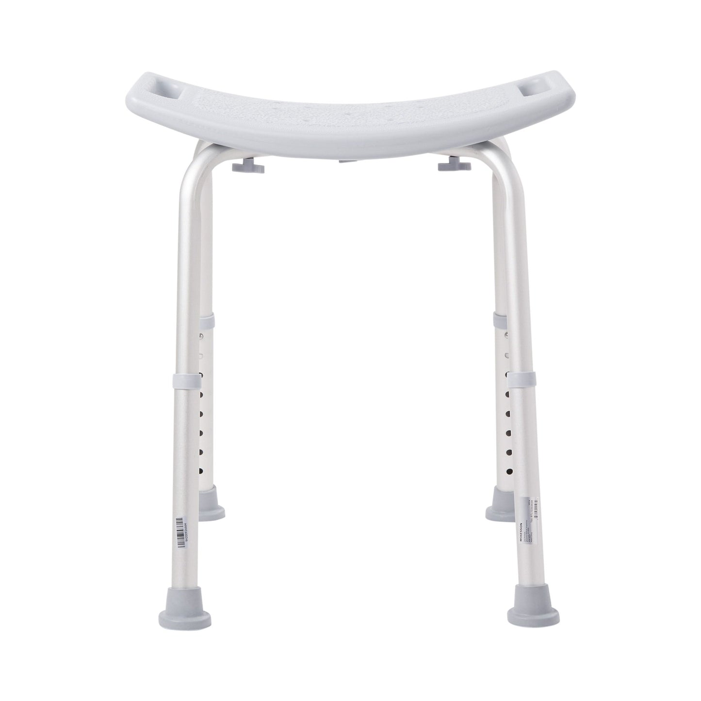 McKesson Aluminum Bath Bench Without Backrest, 15.5 – 19.5 Inch, Gray
