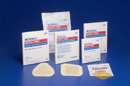 Kendall™ Hydrocolloid Dressing with Alginate, 4 x 4 Inch