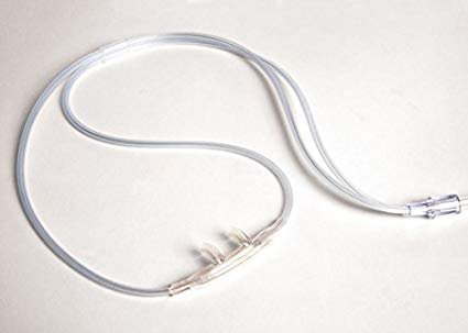 Nasal Cannula Salter-Style Pediatric Curved Prongs 7 Foot Tubing Low Flow Rate