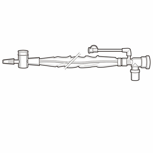 Ballard Trach Care™ Tracheostomy Elbow, Double Swivel, 12 Fr.