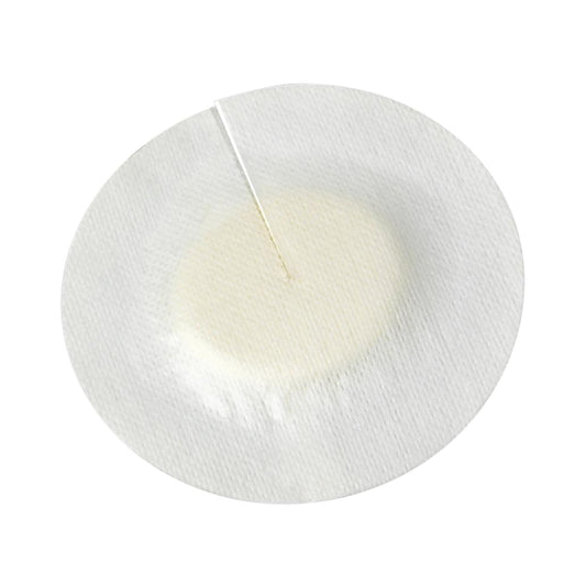 Optifoam Adhesive with Border Foam Dressing, 4-Inch Diameter Fenestrated Round