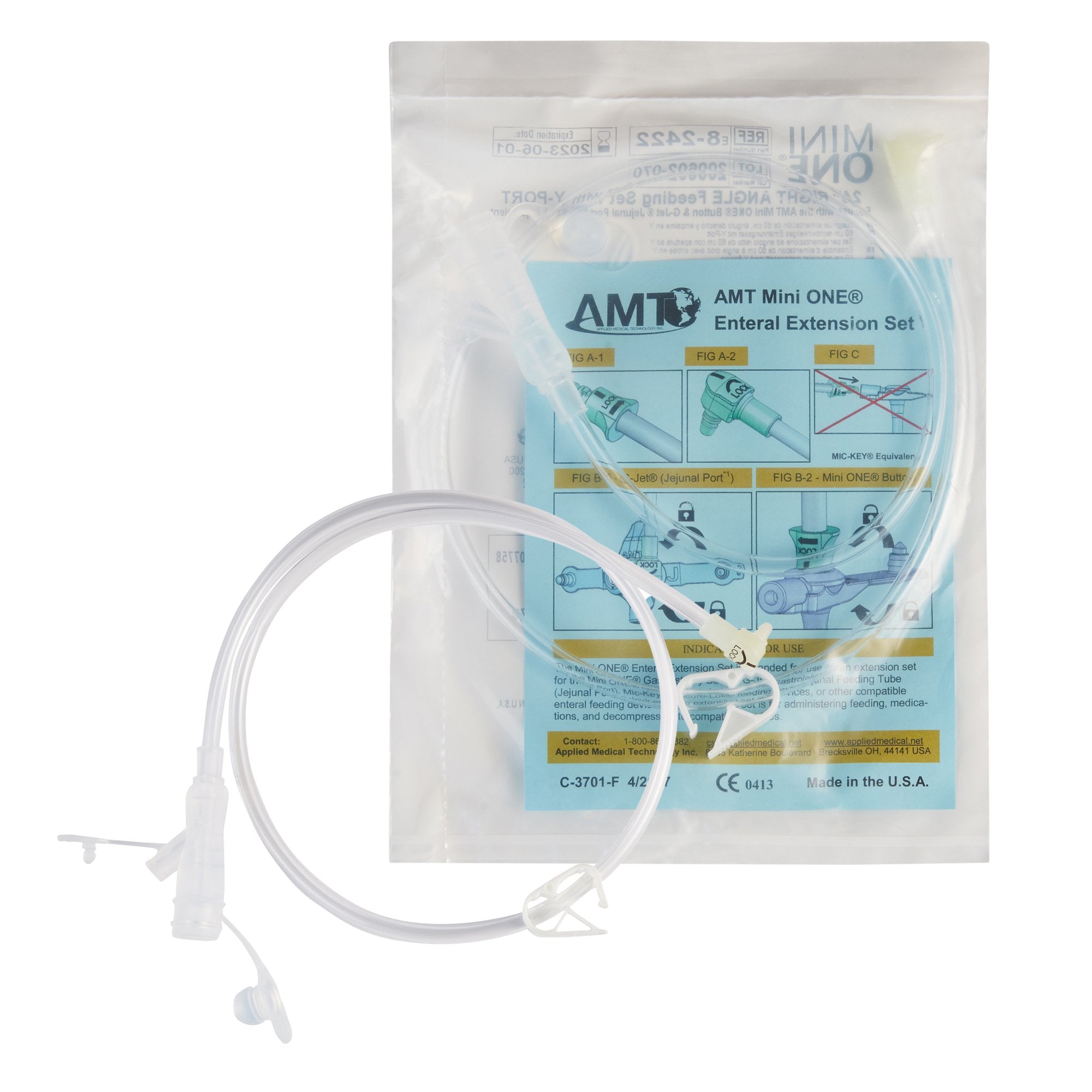 Mini ONE Right Angle Connector with Y-Port – SurfMed