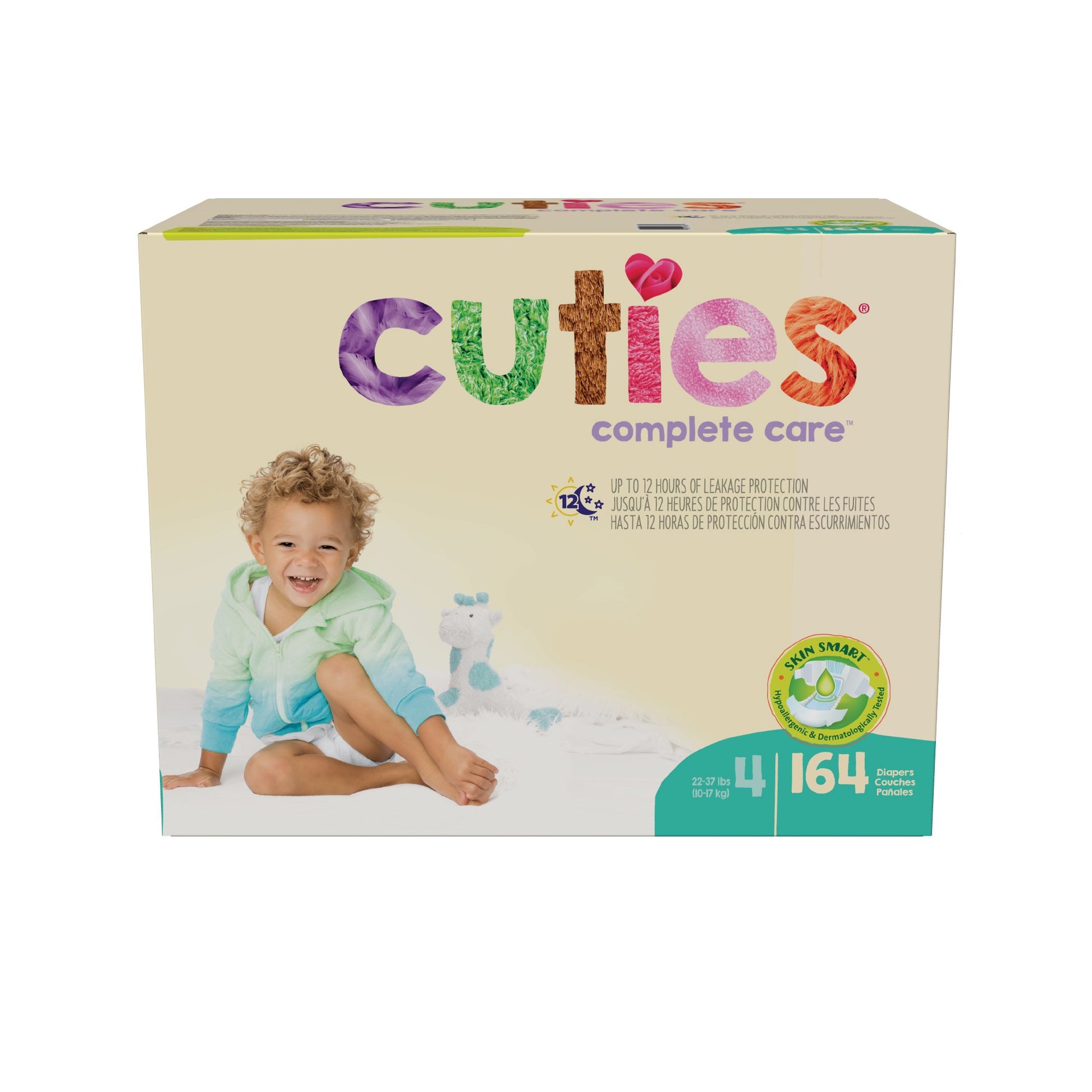 Cuties Complete Care Diaper, Size 4