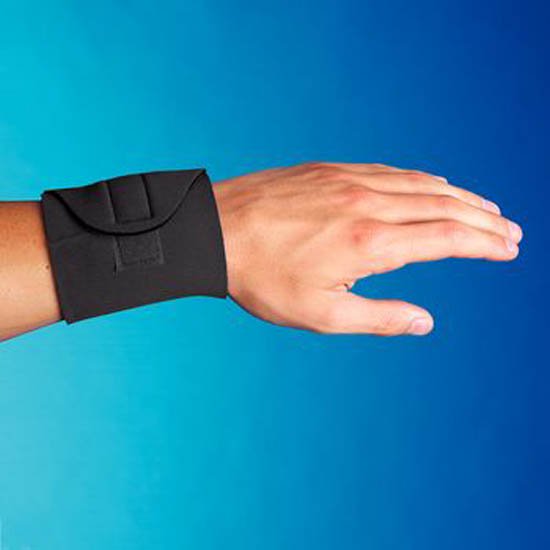 Wrist Support Sammons Preston Universal Wraparound / Wristlet Neoprene / Nylon Left or Right Wrist Black One Size Fits Most