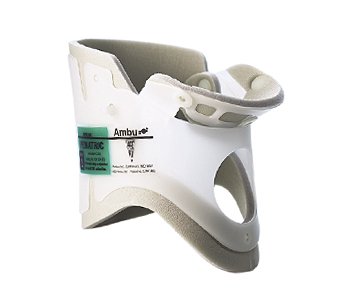 Extrication Cervical Collar Ambu Perfit™ Preformed Pediatric Size 2 One-Piece / Trachea Opening 3 Inch Height Adjustable Neck Circumference