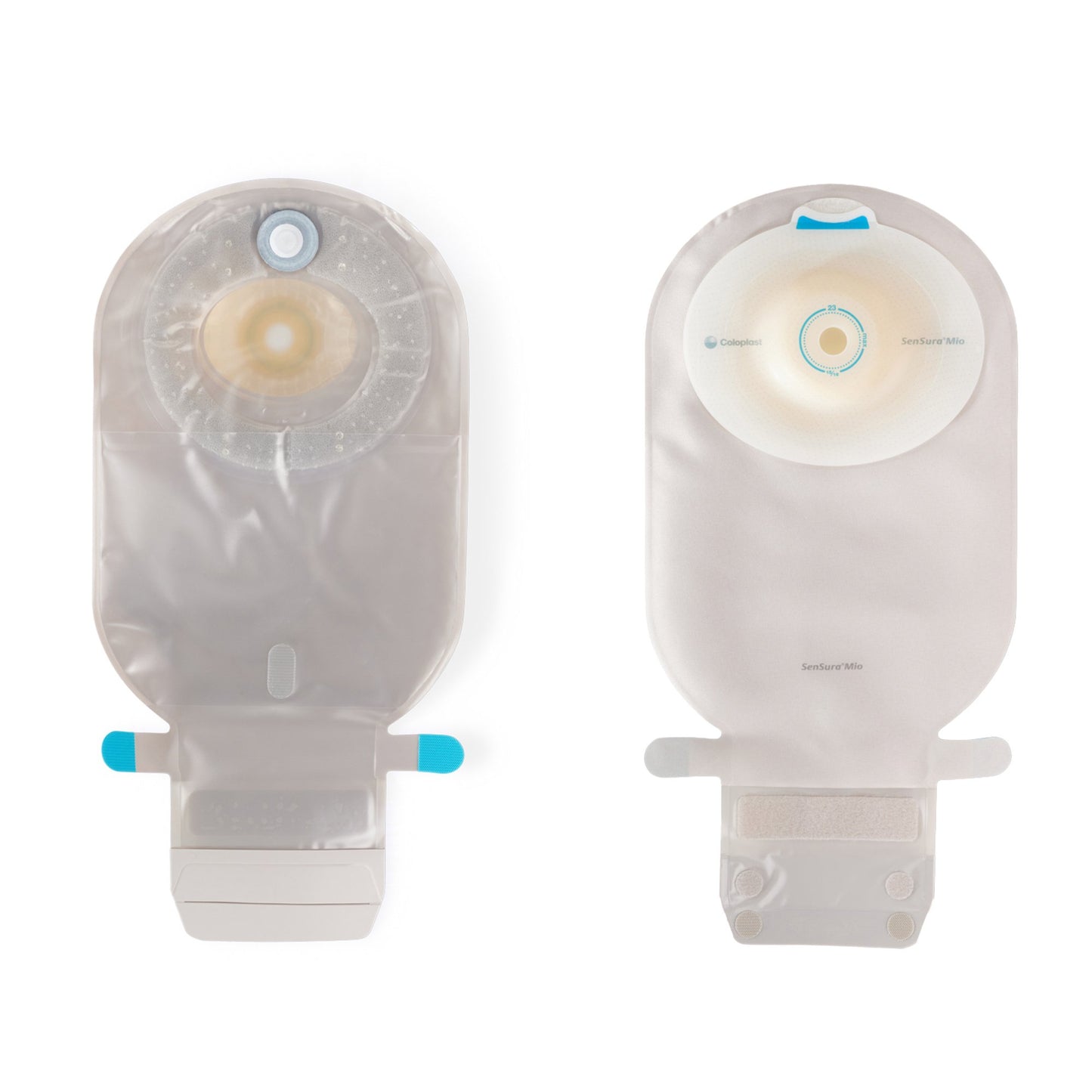 SenSura Mio Deep Convex 1-Piece Transparent Ostomy Pouch System, 10 – 22 mm