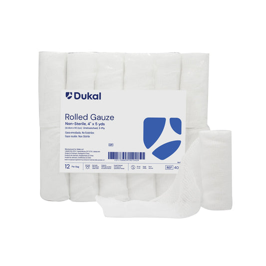 Dukal™ Conforming Bandage, 4 Inch x 5 Yard, Two-Ply