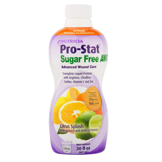Pro-Stat Sugar Free AWC Citrus Splash Complete Liquid Protein, 30-ounce Bottle