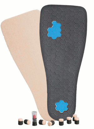 Insole Peg Assist™ EVA / Plastzote Foam / Poron Women 7 to 9 / Men 6 to 8