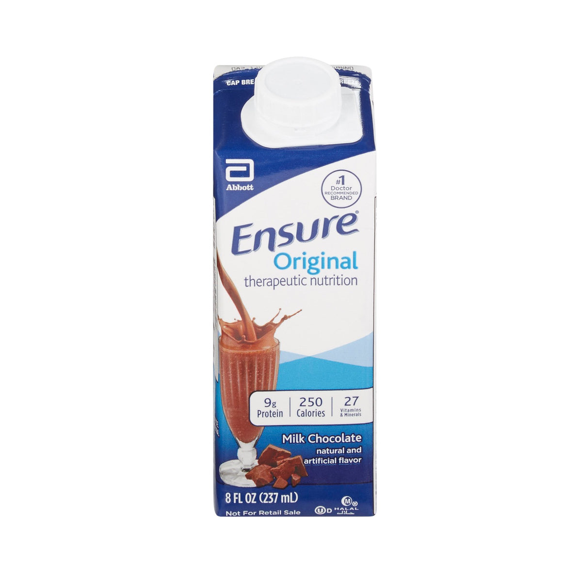 Ensure Original Therapeutic Nutrition Shake, Chocolate, 8-ounce carton ...
