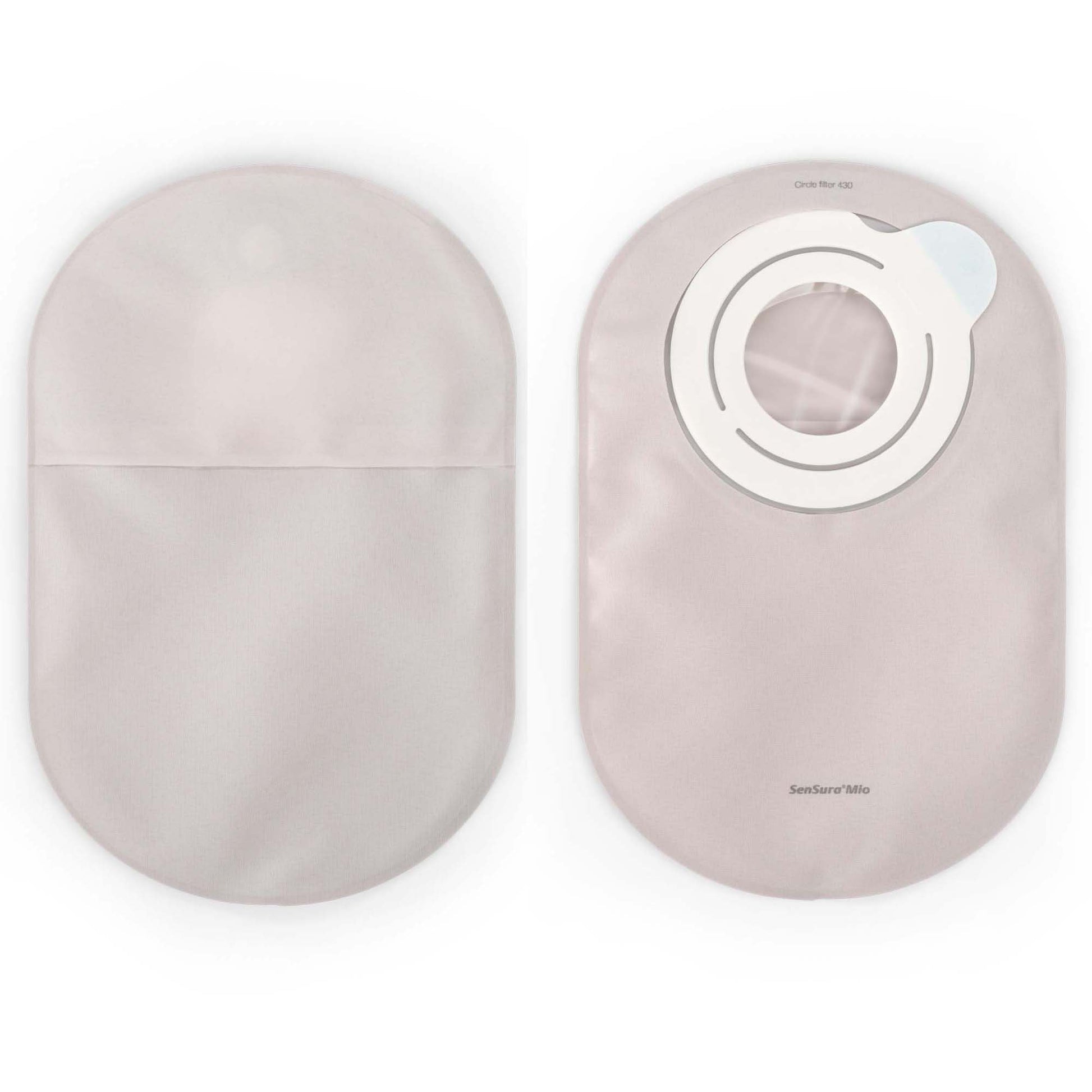 SenSura Mio Flex 2-Piece Closed End Opaque Ostomy Pouch, Green Match