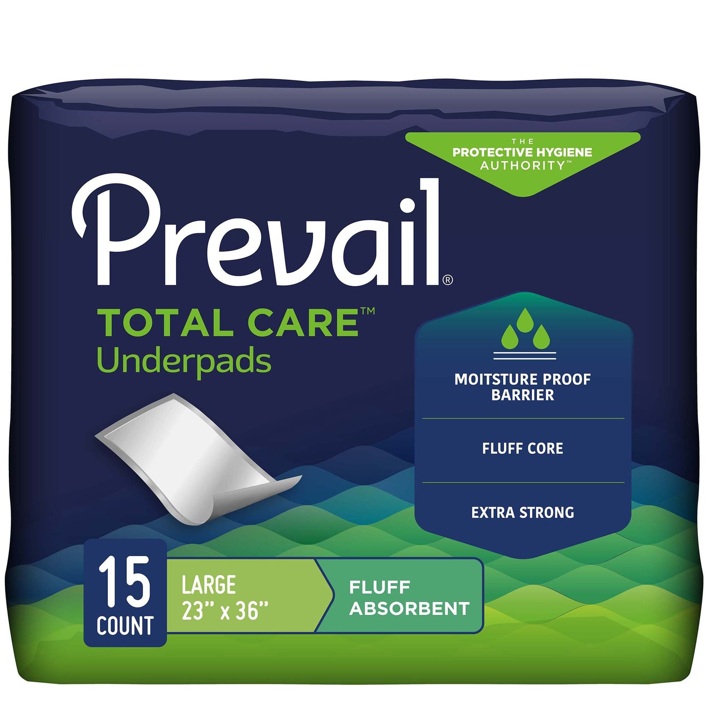 Prevail Fluff Underpad, 23 x 36 Inch