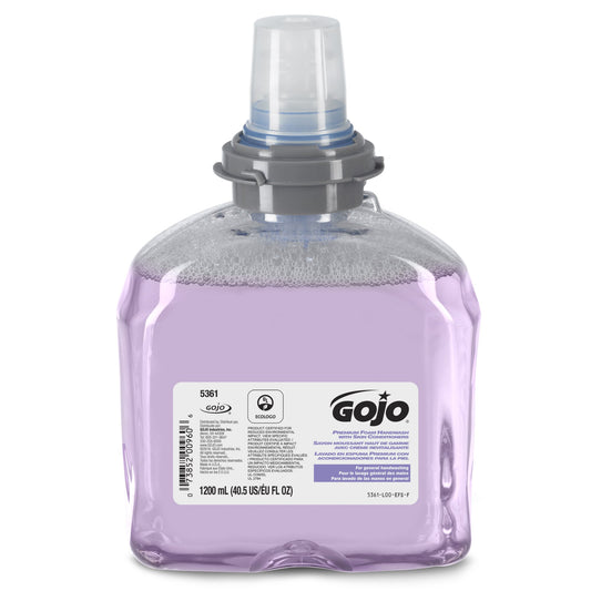 Gojo Premium Foam Handwash with Skin Conditioners, 1,200 mL Dispenser Refill