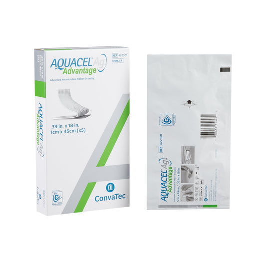 Aquacel Ag Advantage Silver Dressing, 1 x 45 Centimeter